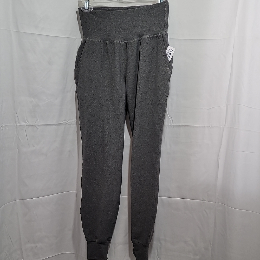 Old Navy Gray Jogger Track Pants with Elastic Waistband